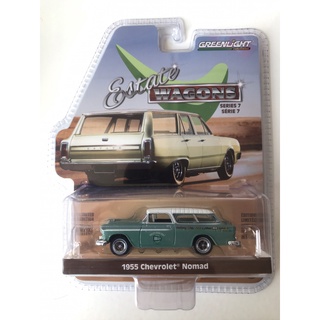 Greenlight 1/64 Estate Wagons Series 7 - 1955 Chevrolet Nomad 36040-A