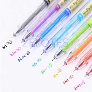 ปากกาเจลสี ใช้ขีดเส้น 0.5 mm CHOSCH รุ่น CS-8623 (ราคาต่อชุด/8 สี น้ำเงิน / แดง / ดำ / เขียว / ม่วง / ฟ้า / ชมพู / ส้ม）