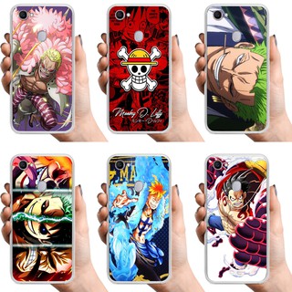 Case Cartoon One Piece Luffy OPPO F7 เคส Case Soft TPU Silicone Matte Cover Casing เคสซิลิโค