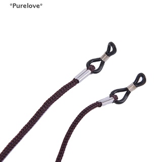 Purelove 12 ชิ้น / ล็อต สีน้ําตาล ไนลอน สายคล้องแว่นตา สายคล้องคอ แว่นกันแดด สายคล้องคอ