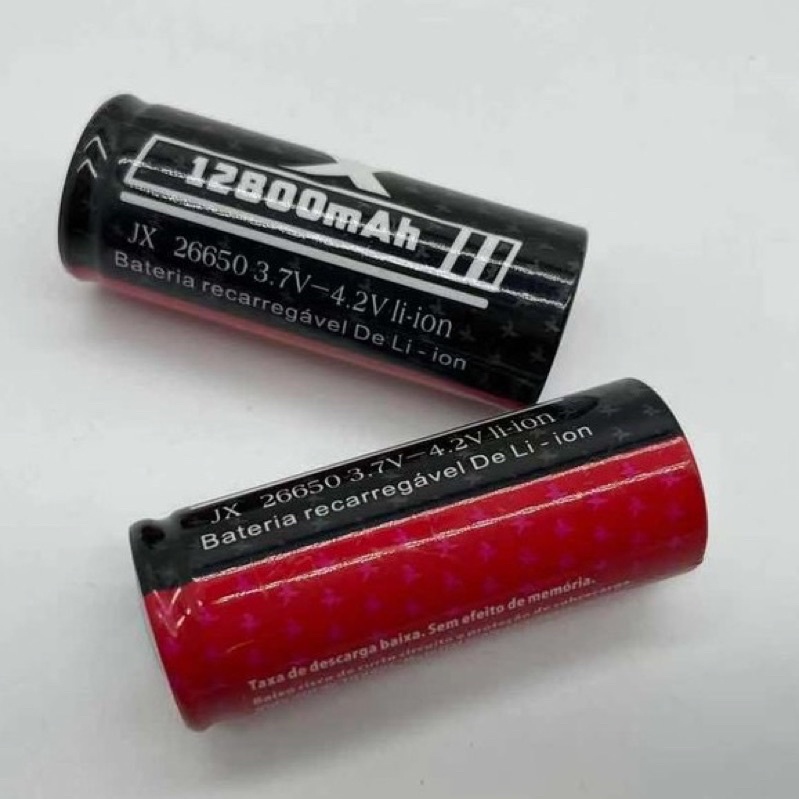 ถ่านJX26650(3.7V)-4.2V(li-ion)ถ่านชาร์จคุณภาพดีมากๆ
