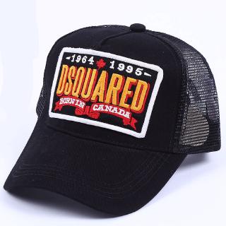 Wholesale Net Mesh Breathable Baseball Cap DSQ Red Blue Black Cotton Sun Hat Letters Printed Cap Fashion Accessories