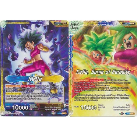 การ์ด Dragonball - TCG - Kefla // Kefla, Surge of Ferocity / P-184