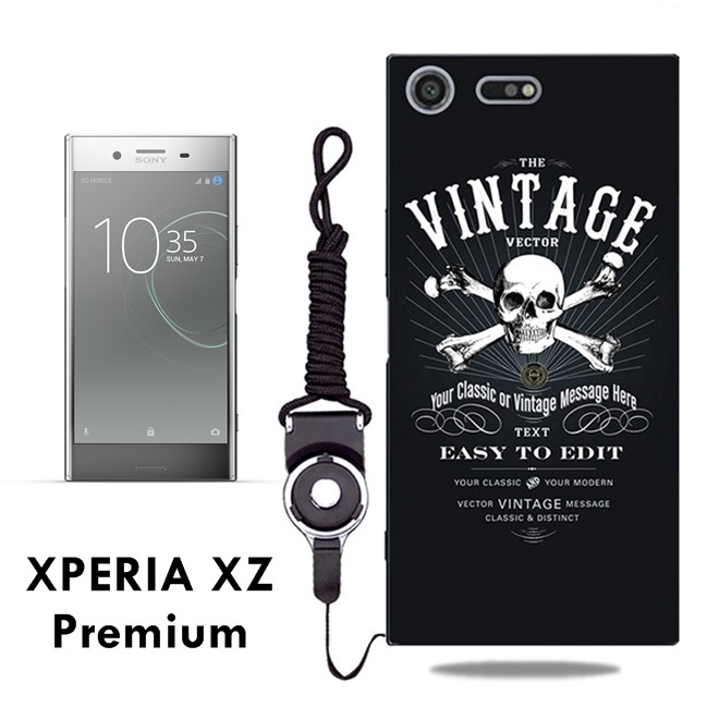 เคส สำหรับ Sony Xperia XZ Premium【SE-Update 】Artwork Series: Vintage + สายคล้อง