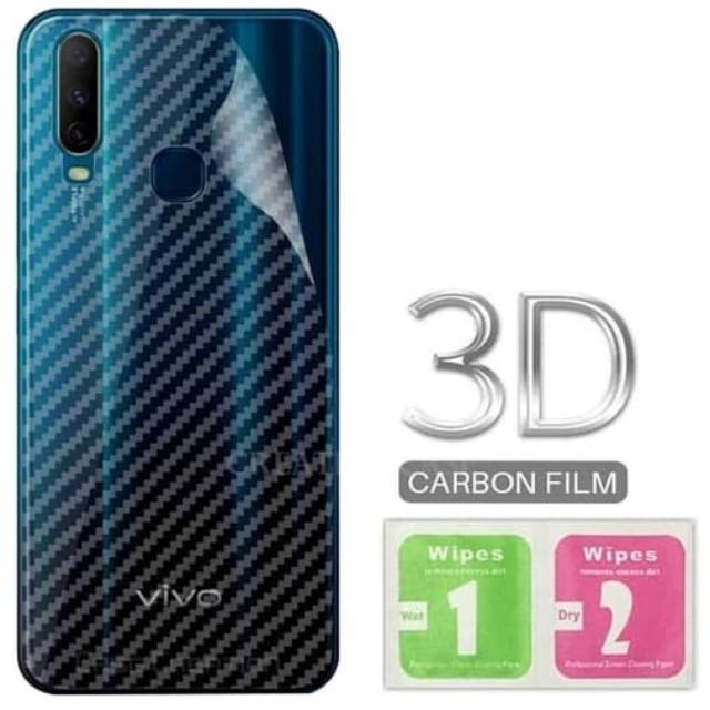 EXACOAT ผิว Garskin Vivo Z5X Z1 S1/Pro V15 Y15 Y17 Y91 Y95 Y93 v11 V9 Pro 3M สติกเกอร์ Garskin คาร์บ