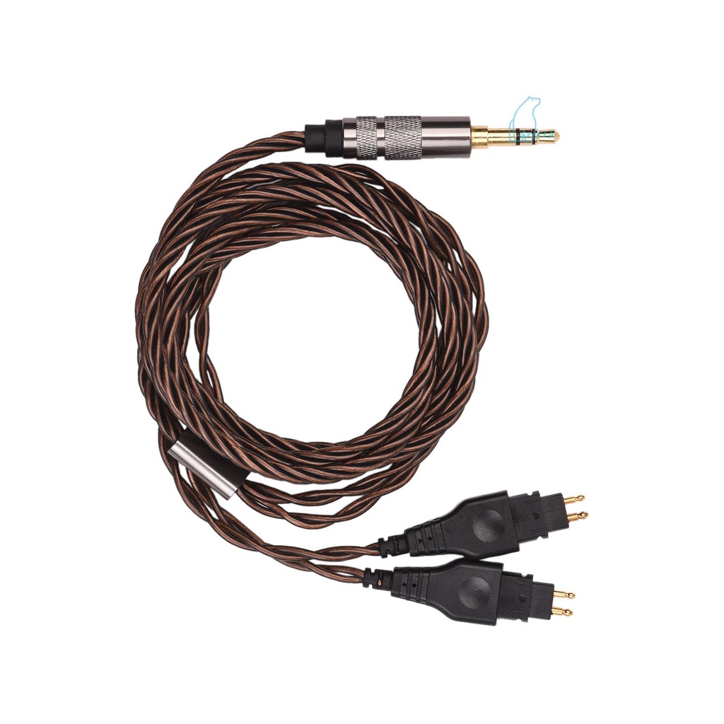 3.5mm Upgrade Audio Cable Replacement for Sennheiser Headphone HD414 HD650 HD600 HD580 HD565 HD545 HD535 HD525 HD265 HD25 Detachable Headset Cable  -Musical