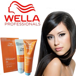 น้ำยายืดผม WELLA สเตรท (เอ็น) สูตร N สำหรับผมธรรมดาเส้นใหญ่ยืดยาก ปริมาณ 100 มล.