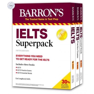 BARRONS IELTS SUPERPACK (5TH ED.)💥หนังสือใหม่ มือ1