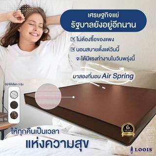 ที่นอนงผ้านุ่มขนนก 6ฟุต Air spring หนา6นิ้ว