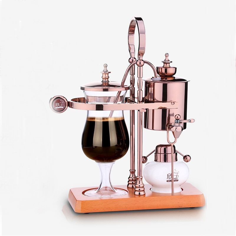 New design water drop Royal balancing siphon coffee machine/belgium