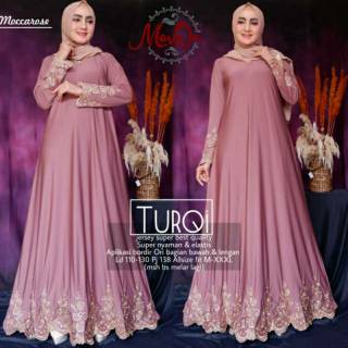 เสื้อคลุมมุสลิม TURQI Syari Arabian Robe Shari สําหรับผู้หญิง