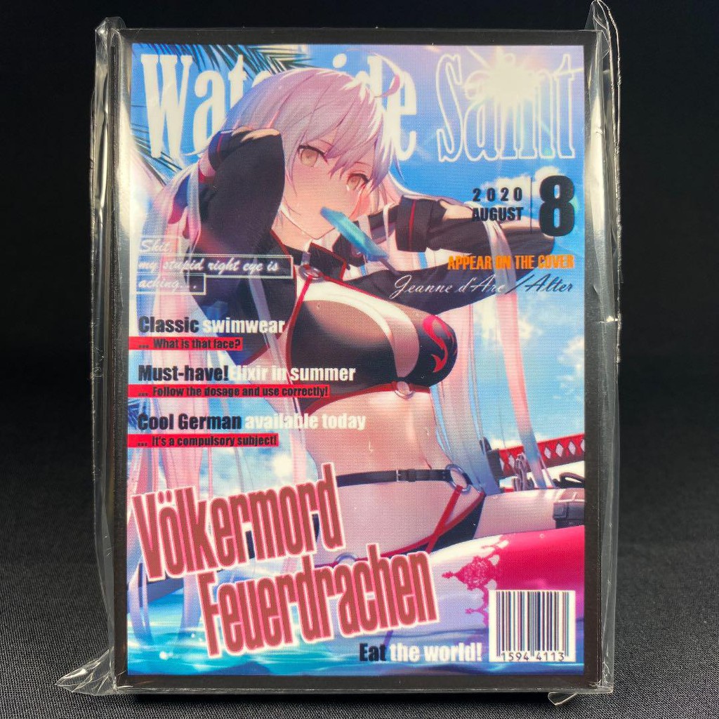 FGO Fate Grand Order C95 Scarlet Agents Jeanne Alter Card Sleeve Protector 
