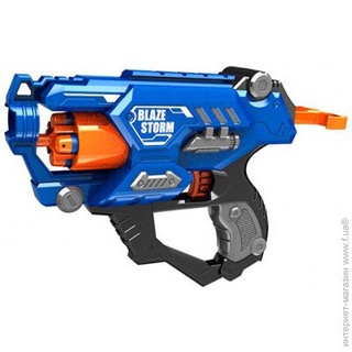 ปืนกระสุนโฟม Blaze Storm Gun ปืนเนิร์ฟ พร้อมกระสุน 10 นัด - zecong toys manual soft bullet 10 pcs (ZC7118)