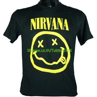 เสื้อวง Nirvana เสื้อวงดนตรีร็อค เดธเมทัล เสื้อวินเทจ เนอร์วานา NIR107