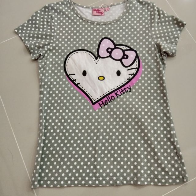 เสื้อ Hello Kitty เสื้อสีเทา