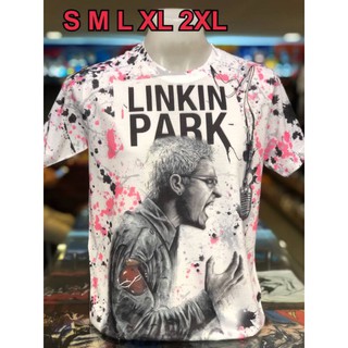 เสื้อวงร็อค✨Linkin Park.✨คอฟิต‼️ผ้าบาง‼️ทรงสวย‼️สกรีนแน่น‼️