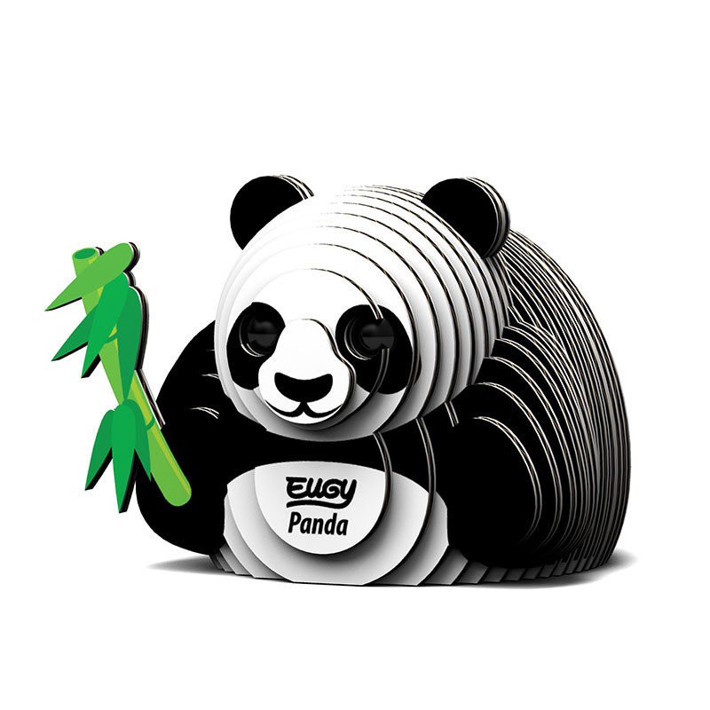 ปริศนา Eugy Dodoland Panda 三维 สนุกและน่ารัก