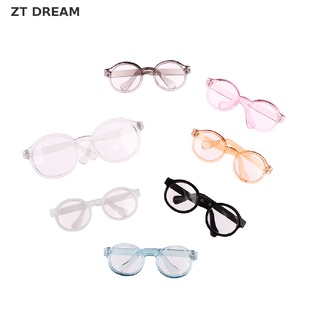 ZTD Plush Doll Glasses Accessory Round Frame 6.5/9.5cm Eyewear Clear Lens 07