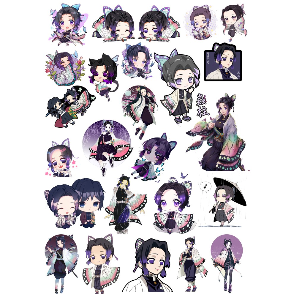 สติ๊กเกอร์ Kochou Shinobu Kimetsu No Yaiba