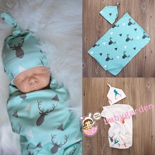 BABYGARDEN RAG ผ้าขนหนู พิมพ์ลายกวาง สำหรับการอาบน้ำเด็ก