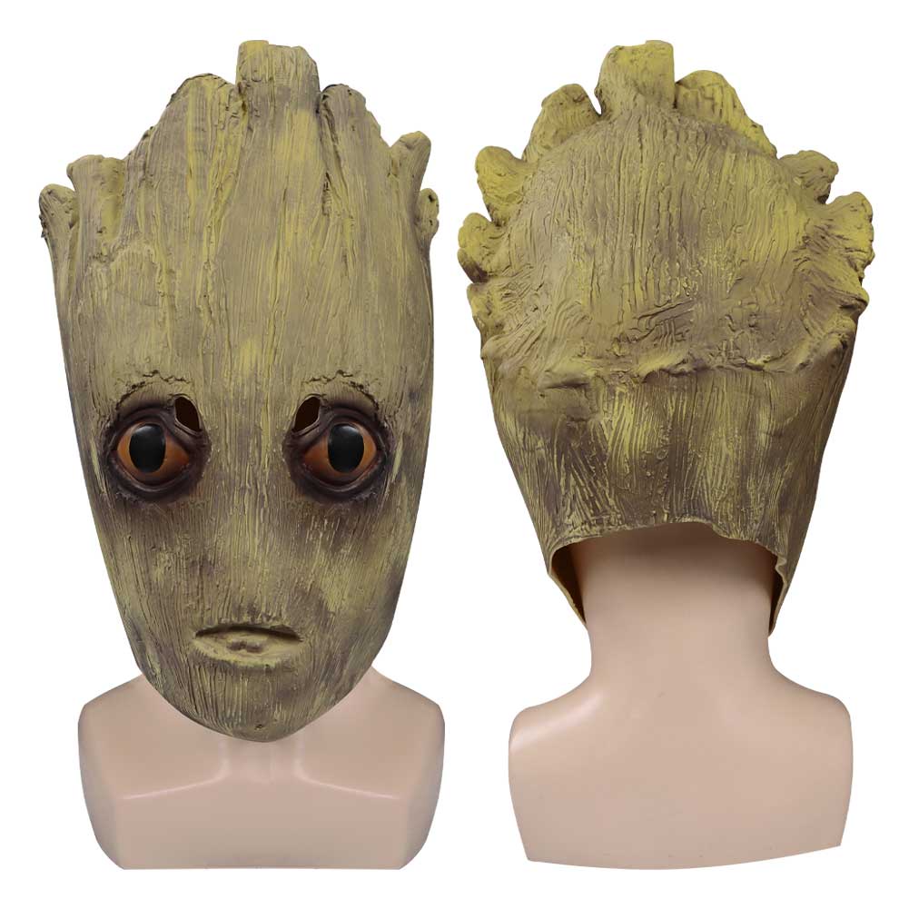Guardians of the Galaxy3: Ente Groot หน้ากากยาง สําหรับคอสเพลย์ หมวกกันน็อค