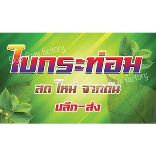 ป้ายใบกระท่อม สดใหม่ ปลีก-ส่ง