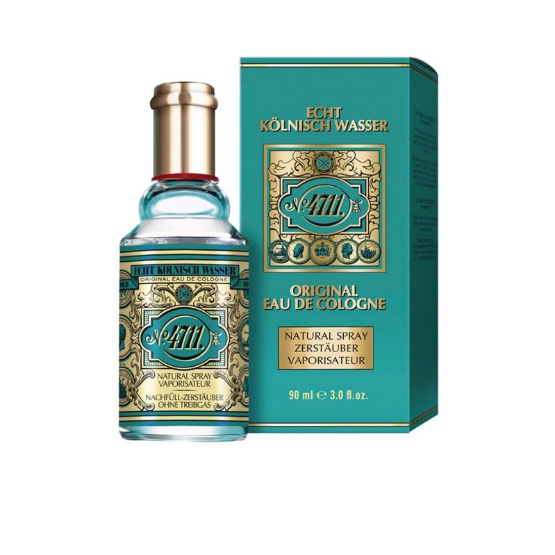 4711 Original Eau de Cologne, Natural spray, 90ml.