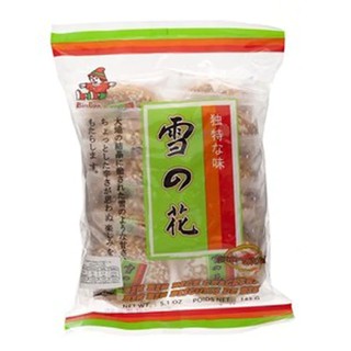 บินบินข้าวหอมมะลิอบกรอบรสสไปซี่สโนวี่ 145กรัม Bin Bin Jasmine Rice Cracker Spicy Snowy Flavor 145g.