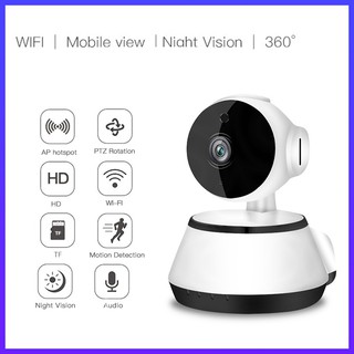 (ที่หมู่บ้านไม่มี WiFi ก็ใช้ได้ ของแท้ ) V380 กล้องไร้สาย camera wifi outdoor กล้องวงจรปิด cctv Night Vision