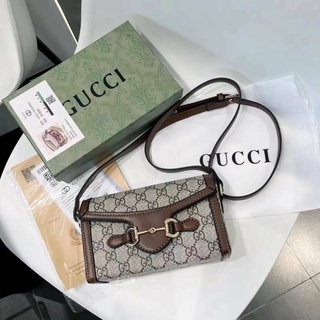 กระเป๋าสะพายข้างGucci mini horsebit  งานพรีเมี่ยม👜