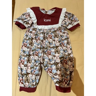 Kumi vintage romper 3Y like new ใส่ครั้งเดียวถ่ายรูป พร้อมหมวกเลย rare item!