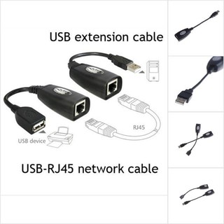 【thim•HEE】อะแดปเตอร์ขยายสายแลน Usb RJ45 Cat5e 6