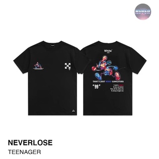 QSEH //เสื้อยืดสกรีนลายแนวสตรีท TEENAGER  Neverlose  เสื้อผู้ชาย/ผู้หญิง!