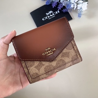 👑ผ่อน0%~แท้100%👑 Coach 31548 กระเป๋าสตางค์ใบสั้น