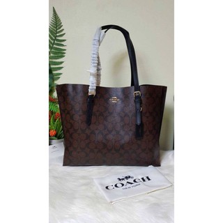 COACH MOLLIE TOTE IN SIGNATURE CANVAS (COACH 1665)