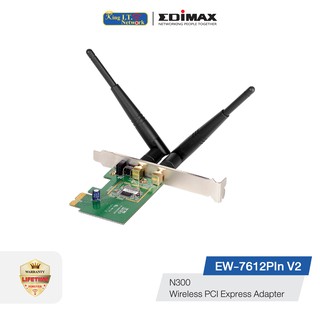 EDIMAX (EW-7612PIn V2) N300 Wireless PCI Express Adapter