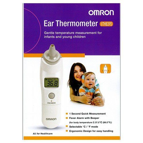 ประกันศูนย์ omron ear thermometer เทอร์โมมิเตอร์ระบบดิจิตอล วัดทางหู TH839S