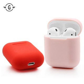 เคสซิลิโคน แบบนิ่ม กันกระแทก สําหรับ Airpods 2 ชิ้น