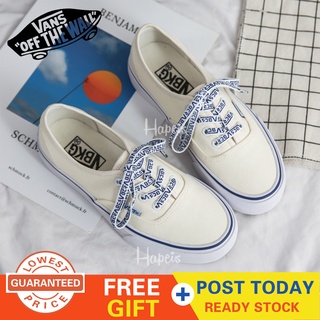 【VANS】Hapeis Vansban Classic Slip on LX CANVANS รองเท้าผ้าใบลําลอง สําหรับผู้ชาย ผู้หญิง ไซซ์ 35-44