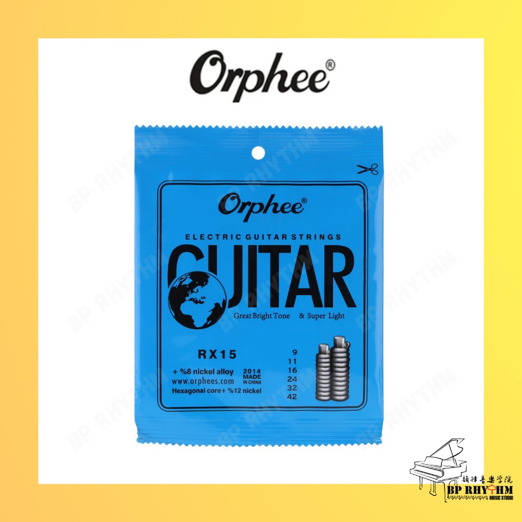 สายกีตาร์ไฟฟ้า Orphee RX15 (.009-.042)
