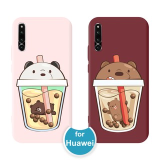 Bottle Huawei P40 Pro Plus กรณี Y5P Y6P Y7P Y8P Casing Mate 10 20 30 Lite P20 30 Lite Y9 Prime 2019 Nova 2i 3i 3e 4e 4 5 5i 5T 6 7 SE 7i Pro TPU Phone Case