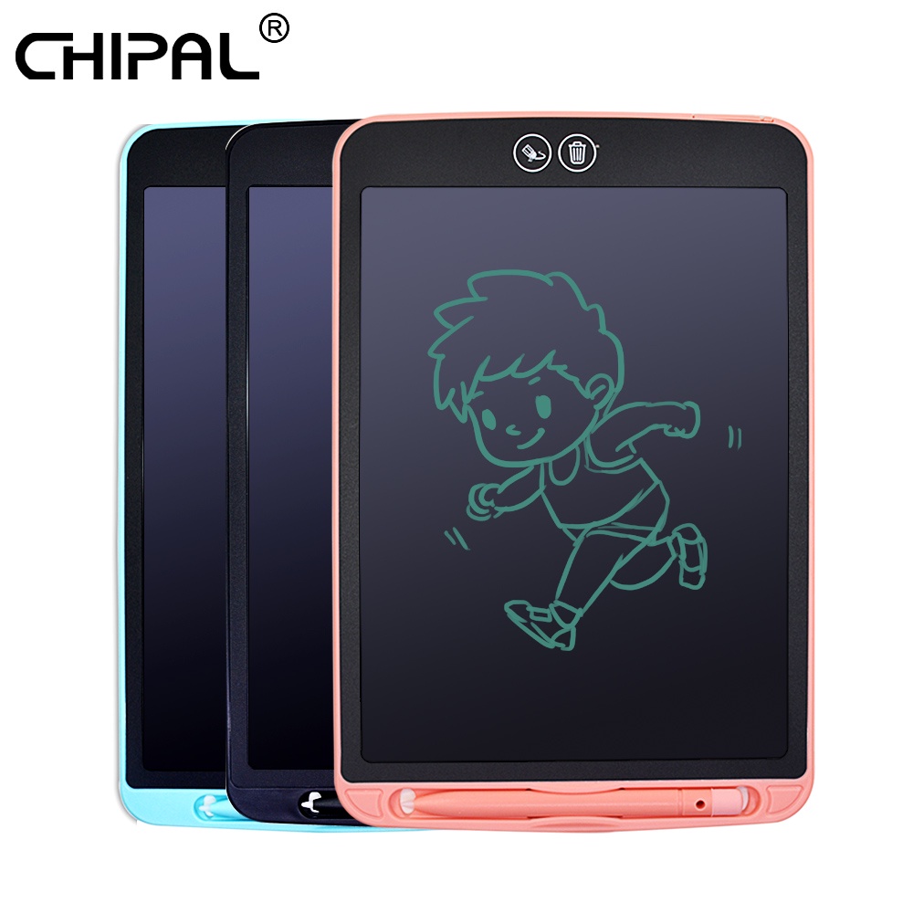 CHIPAL Digital 12'' LCD Writing Tablet eWriter Partially Erasing Drawing Board Electronic Painting T