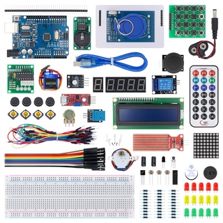 ชุดสตาร์ทเตอร์ Rfid สําหรับ Arduino Uno R3 Upgraded Version ชุดกล่องอิเล็กทรอนิกส์ Diy