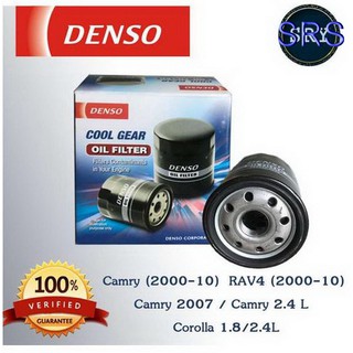 DENSO กรองน้ำมันเครื่อง Camry (2000-10) RAV4 (2000-10) Camry 2007 / Camry 2.4L Corolla 1.8/2.4L ( 260340-0510)