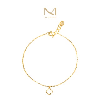 Mongkon Gold ทองคำแท้บริสุทธิ์สูง 96.5% สร้อยข้อมือ 1 กรัม Cute Shape