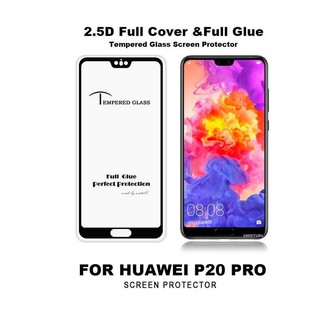 กระจกนิรภัยกันรอยหน้าจอ แบบเต็มจอ สําหรับ Huawei P20 Pro Lite