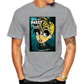 ขายดี!ขายดี เสื้อยืด พิมพ์ลาย Gaga Marry The Night สีดํา 2013 Cance Tour Official Rare HEhabg02DDmncj84S-5XL