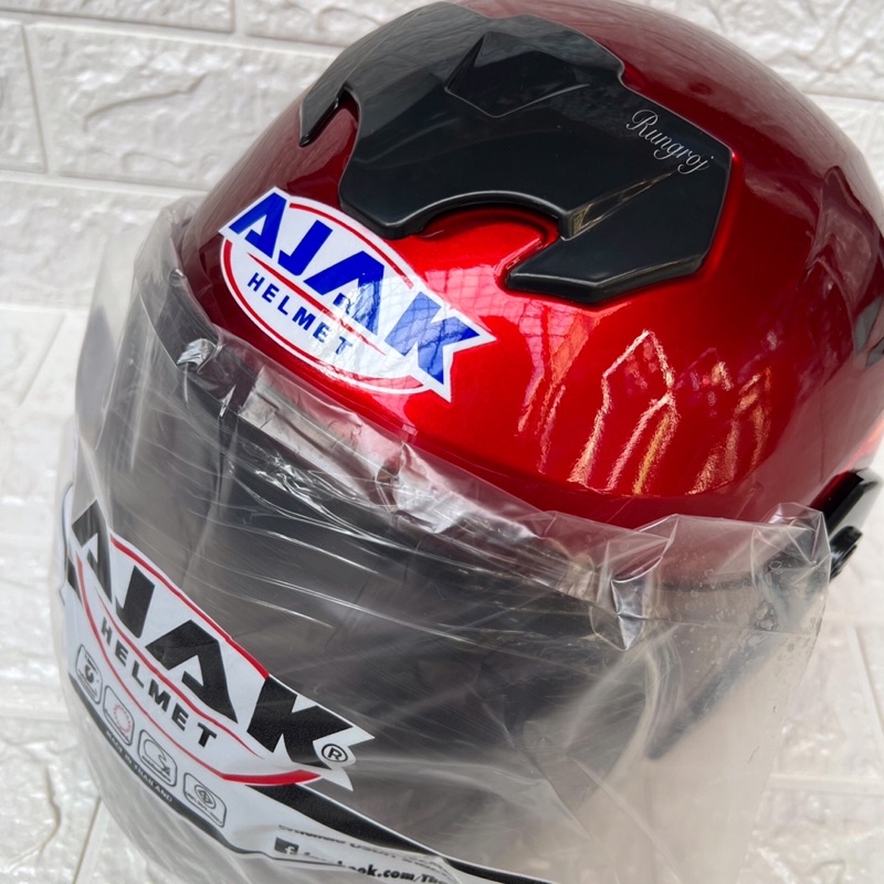 หมวกกันน็อคเต็มใบ AJAK HELMET รุ่น KIRIN + กระจกหน้าหมวกแยกขาย - รูปที่ 4