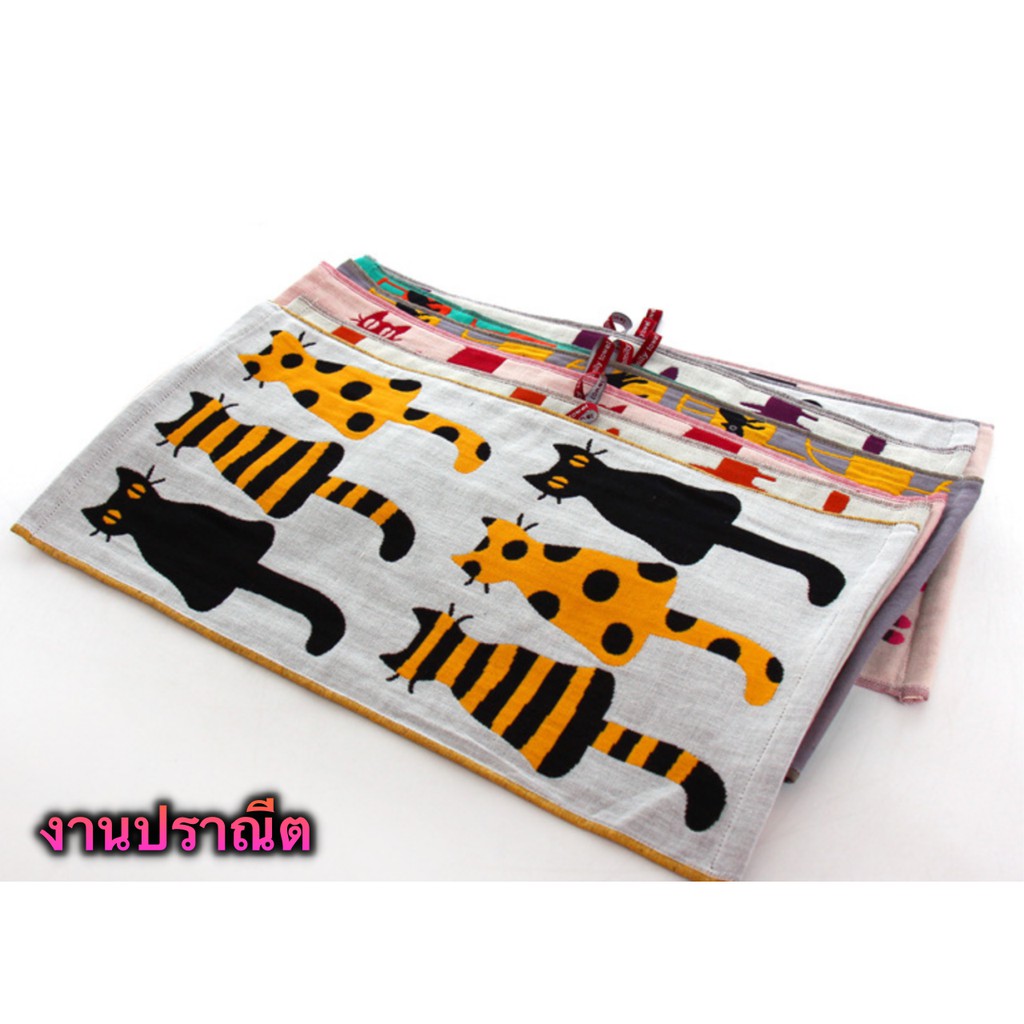 ผ้าเช็ดมือ โต๊ะ จาน เช็ดอเนกประสงค์ ผ้าทำความสะอาด ขนาด L 34*70 ซม.(L) ราคา ถูกที่สุด ดีลบีเคเค แกลเลอรีภาพที่ 4