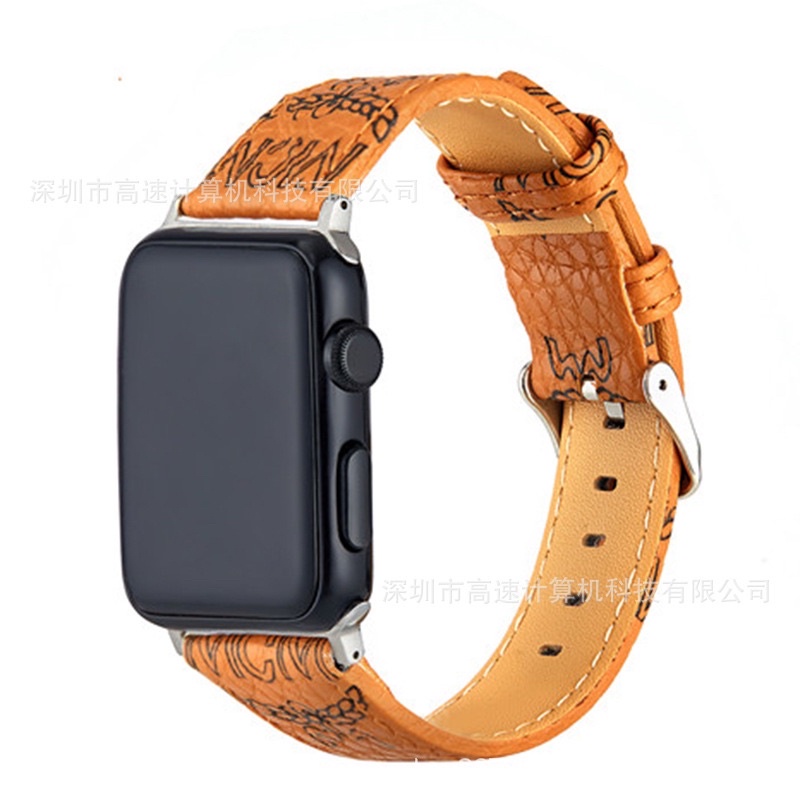 NEW พร้อมส่ง สายหนัง PU พิมพ์ลาย ใช้ได้กับ Smart Watch 8 7 6 5 4 3 2 1 SE Ultra 8 HW8Max X8Promaxbig Hw67mini TK800